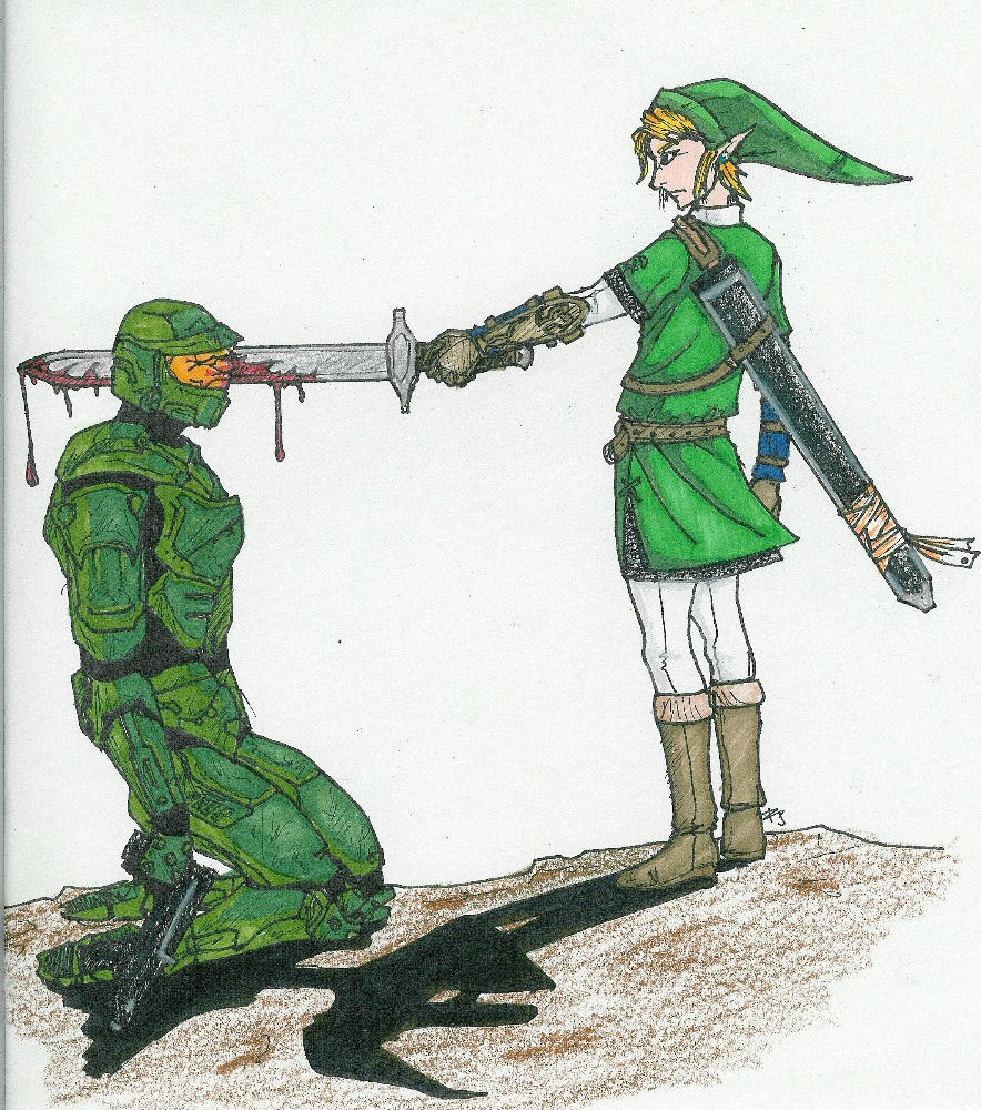 Link_vs__The_Chief_by_arvalis.jpg