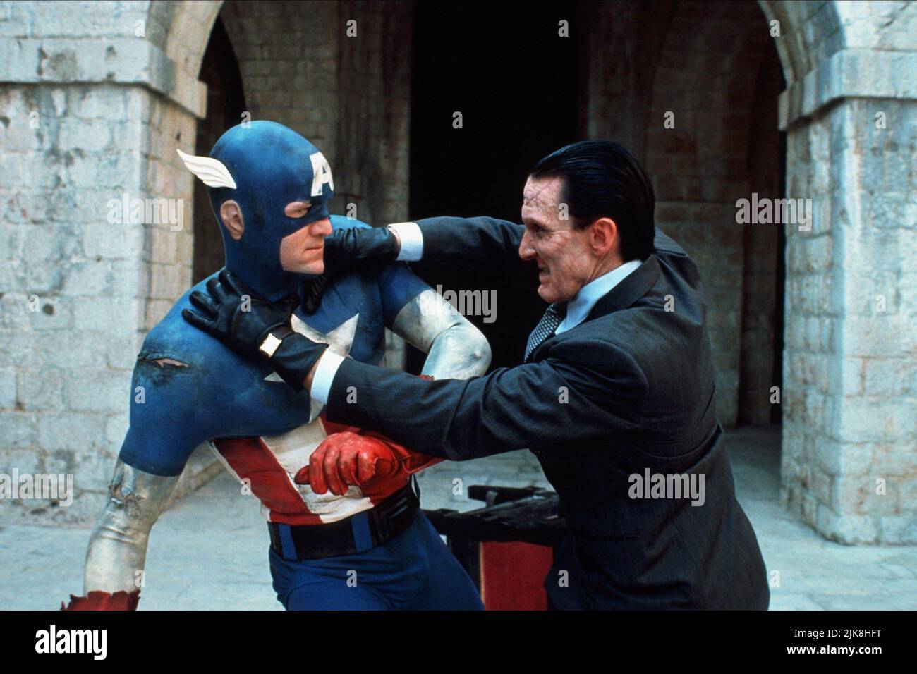 matt-salinger-film-captain-america-usayu-1990-director-albert-pyun-14-december-1990-warning-this-photograph-is-for-editorial-use-only-and-is-the-copyright-of-marvel-enterprises-andor-the-photographer-assigned-by-the-film-or-production-company-and-can-only-be-reproduced-by-publications-in-conjunction-with-the-promotion-of-the-above-film-a-mandatory-credit-to-marvel-enterprises-is-required-the-photographer-should-also-be-credited-when-known-no-commercial-use-can-be-granted-without-written-authority-from-the-film-company-2JK8HFT.jpg