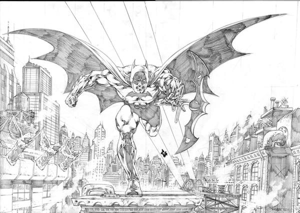 Batman_Running_on_rooftops_by_Goldmanpenciler.jpg